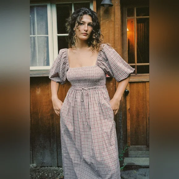 Christy Dawn Katrina in ruby plaid, medium - Picture 1 of 12